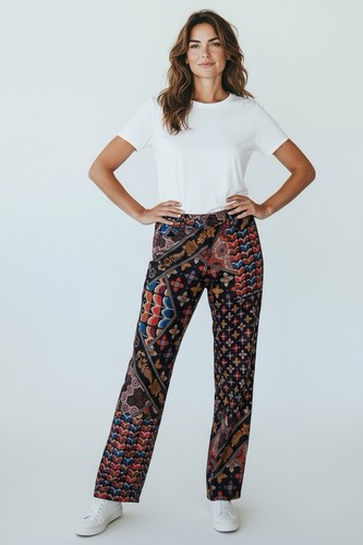Bunte vintage desigual hose - bunte,