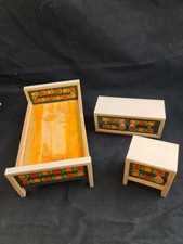 Bett Nachttisch Kommode Set