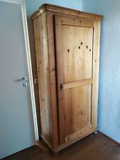 Weichholz Kleiderschrank eintürig Teilbar antik