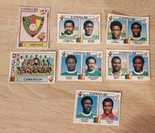 7 Verschiedene Fussball Sticker WM Weltmeisterschaft 1982 Konvolut