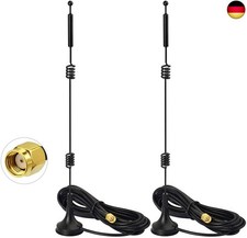 Bingfu WLAN Antenne Dualband 2,4 GHz 5 GHz 5,8 GHz 9 dBi Magnetfuß MIMO 