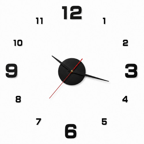 Wanduhr groß xxl - wanduhr, 3d