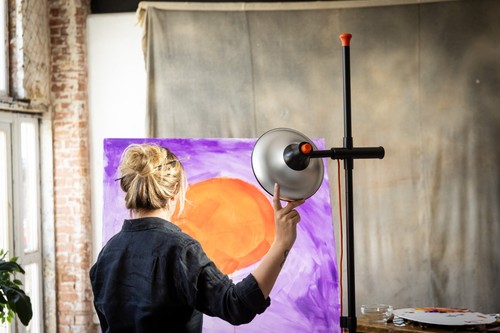 Daylight artist studio stand - artist,