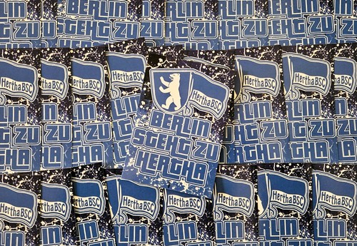 Hertha bsc aufkleber - hertha, kleber