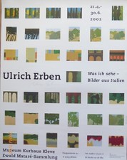 Ulrich Erben signiertes Plakat Was ich Sehe - Bilder aus Italien Blattgr. 75x59