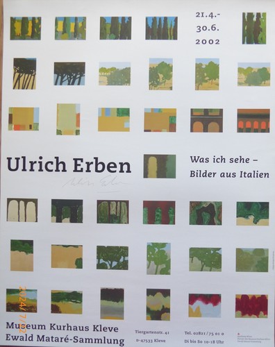 Ulrich erben signiertes plakat - signiertes,