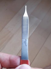 2x Pinzette Micro Adso Fuhrmann chirurgisch anatomisch