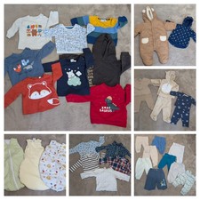 Kleidungspaket 47 Teile Herbst Winter Junge Größe 62-74