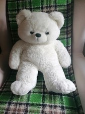 Kuschelweicher weißer Teddybär groß