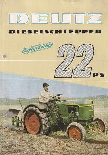 Traktor prospekt deutz - traktor,