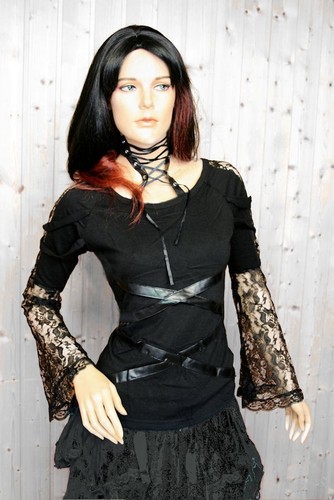 Gothic punk steampunk top - punk,