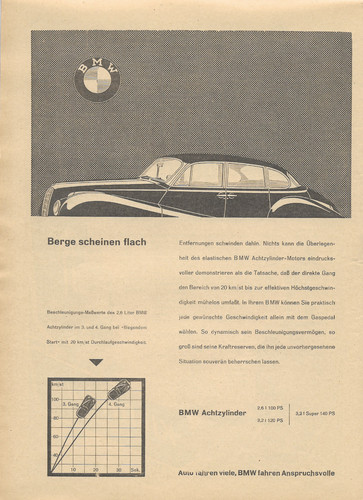 Bmw 1957 vintage werbung - -,