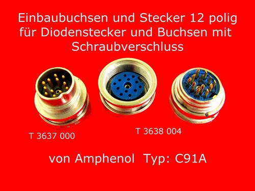 Polige amphenol einbau - 12,