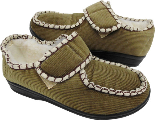 Warme hausschuhe khaki gr - warme, *khaki*