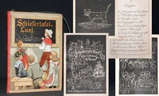 KRUSPE "Schiefertafel-Lust" Kinderbuch 1900 RAR Bilderbuch