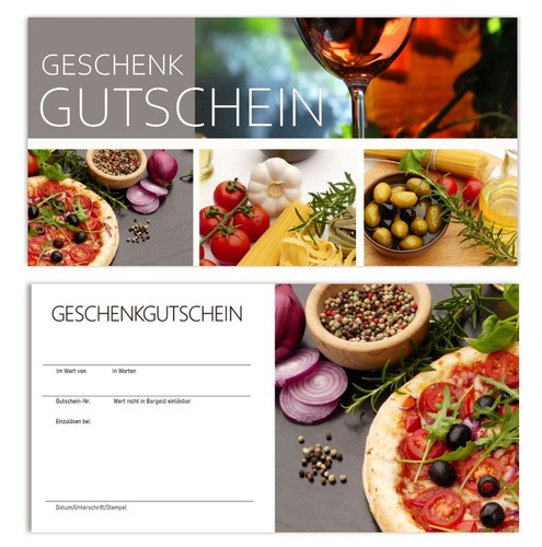 100 geschenkgutscheine - x,