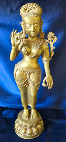 Messing tara buddha - messing,
