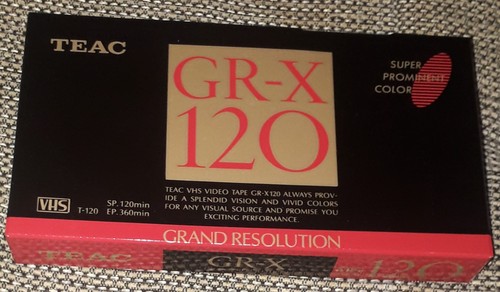 Teac 120 vhs - gr-x, t-120
