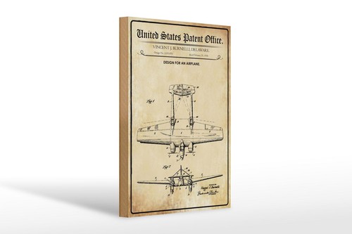 Holzschild patent 20x30 - 20x30, cm