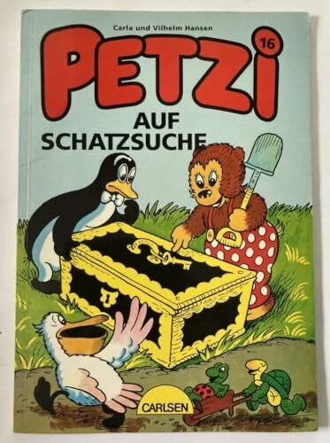 Petzi auf schatzsuche - auf, buch