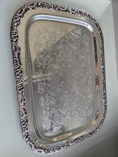 ?️ WMF Tablett „Baroque“ Cromargan 40×30 cm Vintage Servierplatte mit OVP