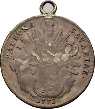 1771 Madonnentaler Bayern Maximilian Joseph Münze Silber 28 g  Original #LEZ351