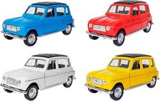 RENAULT 4 R4 Quatrelle Welly Modellauto Metall Modell Auto Spielzeugauto 4Var 55