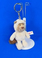 NICI SCHNEEKATZE Kapuze Schlüsselanhänger Snow Cat Plüsch beige braun 10 cm