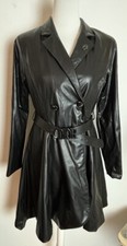 Christian Dior Paris Damen Mantel Langarm Schwarz Gr. 42 