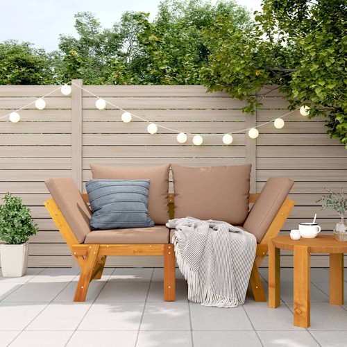 Gartenbank mit kissen 1 - gartenbank,