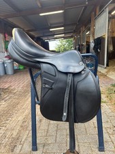 Prestige Springsattel X-PARIS NEW, 18/33 schwarz, mit LUX-Leder 