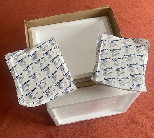 Große weiße styropor box - weiße, /