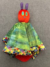 ERIC CARLE Die kleine Raupe Nimmersatt ❤️ Schmusetuch Kuscheltuch Schnuffeltuch