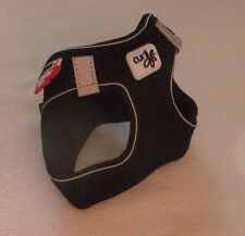 Geschirr CURLI Clasp AirMesh Katze Hunde Kleintiere schwarz XXXS Tragekomfort