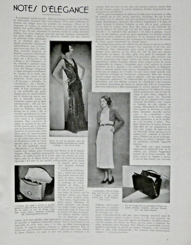 Pressewerbung 1931 abendkleid - pressewerbung,