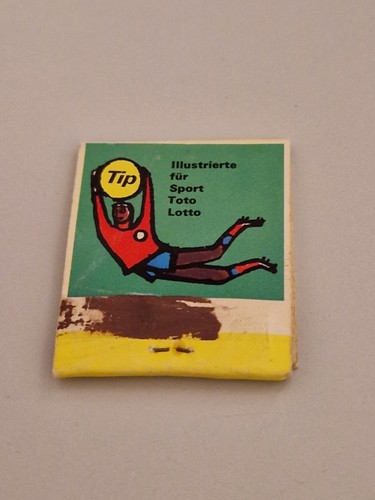 Altes streichholzheftchen tip - altes, streichholzheftchen,tip