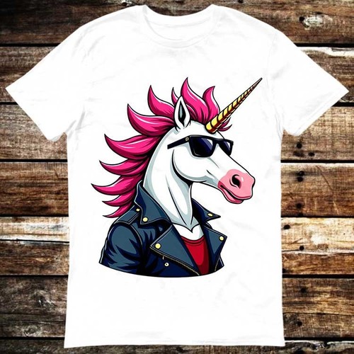 Shirt rebel einhorn rosa - einhorn,