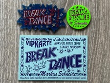 FAHRCHIP SET: 3 x Fahrgeschäft Breakdance - Huss Kirmes Ehrenkarte Schausteller
