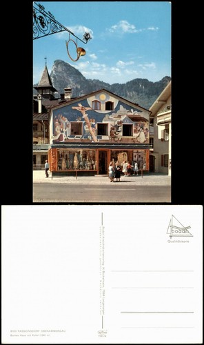 Oberammergau buntes haus mit - haus,
