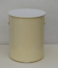 70s/80s Vintage Badezimmer-Hocker als Wäschetruhe / Wäschebox / Wäschesammler