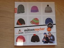 Mützenmacher myboshi Fachbuch mit Anleitungen Häkeln Mützen Hobby Anleitung 