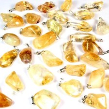 Premium citrin trommelstein - premium,