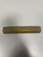 Messing, Sechskant, SW 30mm x 167mm, MS 58, Reststück, CuZn39Pb3, Fräsen, CNC