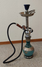 Shisha Wasserpfeife 56cm Bohemia Glas Komplettset mit Koffer
