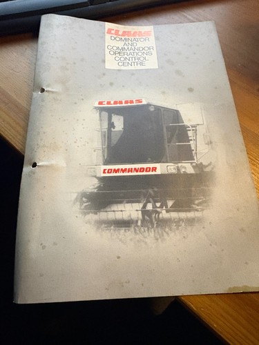Claas dominator armatur und - dominator,