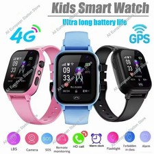 Kinder 4G Smart Watch SOS GPS Standort Videoanruf SIM Karte Kamera mit Licht Uhr