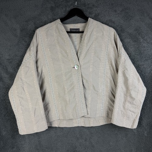 Oska jacke damen groß beige - jacke,