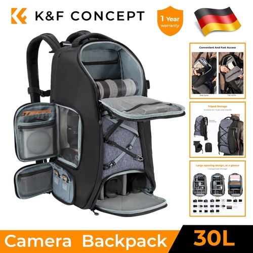Concept 30l kamerarucksack - k&f,
