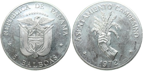 Panama balboas 1972 fao - balboas,