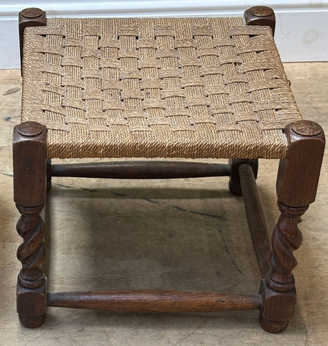 Vintage ratten gewebter sitz - vintage,